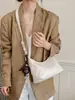 Bolso de Cuero Encerado al Aceite Vintage Forma de Media Luna para Debajo del Brazo para Mujer 2026 Nuevo Bolso Tote Casual Diario Bolso de Hombro Cruzado para Viajes
