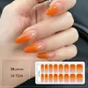 Pegatinas para Manicura en Gel sin Luz Gradiente Igual que las Celebridades de Internet Color Caramelo Pegatinas de Uñas de Verano Película de Esmalte de Uñas Duraderas Impermeables