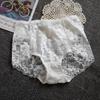 Ropa interior de talla grande para mujer con encaje blanco para exportación japonesa y coreana, microempresa de primera generación