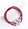 2020 Nueva Diadema de Perlas Diadema de Goma Casual Diadema para el Cabello de Adulto Lazo para Cola de Caballo Linda Accesorio para el Cabello Coreano Estuche de Cuero