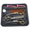 Conjunto Profissional de Tesouras de Cabeleireiro para Cabeleireiros, Tesoura Desbastadora para Barbeiros e Tesoura Desbastadora para Franjas