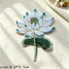 Parches de tela bordados de loto, accesorios para cheongsam, accesorios para Hanfu, parches de estilo chino, parches termoadhesivos, parches bordados para disfraces de escenario, apliques bordados