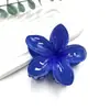 Novedad Pinza de Flor de Huevo Pinza de Pelo de Flor de Colores Retro Europea y Americana Pinza Lateral para Cabello de Mujer Pinza de Tiburón para Media Cabeza
