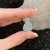 Corrente de clavícula em aço titânio estilo nacional retrô pingente de cadeado da paz de jade temperamento versátil acessórios de estilo chinês de alta qualidade