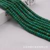 Abacuso de turquesa natural conta redonda furo reto pulseira com contas colar semiacabado feito à mão diy acessórios para joias atacado