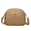 Textura clásica de cuero suave, bolso de hombro simple y versátil para el trabajo y el uso casual, nuevo bolso de mujer estilo transfronterizo, bolso cruzado elegante y minimalista