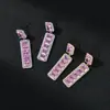 Industria Pesada Micro Incrustaciones Zirconia de Colores Aretes Elegantes para Mujer Aguja de Plata S925 Accesorios para Orejas de Alta Calidad Estilo Europeo y Americano Pendientes Largos Exagerados de Moda