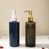 180ml Envase Cosmético Botella Vacía Pet Bomba de Presión Aceite Desmaquillante Champú Gel de Ducha Cuidado Botella Vacía de Plástico