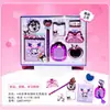 Sanrio Bloc de Notas 64K Set de Papelería de Cuero Peine Espejo Broche Bolígrafo Libreta Cinta Caja de Regalo Set