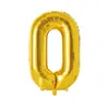 Balões de Número de 32 polegadas 0-9 Balões de Número de Folha de Alumínio Decoração de Aniversário de Bebê Números Balões de Folha de Alumínio Transfronteiriços