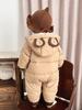 Ropa para Bebé, Ropa de Invierno, Monos de Algodón, Ropa Gruesa de Terciopelo Cálida para Bebés Niños, Ropa para Salir en Invierno, Bodis y Ropa para Gatear