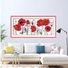 2018 Bordado de punto de cruz transfronterizo hermosas flores nuevo estilo sala de estar fresco punto de cruz bordado propio material diy paquete