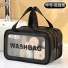 Bolsa de lavado con separación húmeda y seca para hombre, bolsa de almacenamiento pequeña portátil impermeable de gran capacidad para viaje de negocios, bolsa para maquillaje mujer
