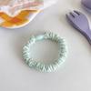 Polka DOT Anillo para el cabello de intestino delgado crema cuerda para el cabello coreano lindo accesorios para el cabello nueva celebridad de Internet tela dulce banda para el cabello
