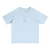 Camiseta de Manga Corta con Cuello Redondo, 240g de Peso Pesado 5A Antibacteriana Refrescante Sorona, Corte Holgado, Color Sólido Ropa de Trabajo, Estampado Transfronterizo
