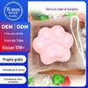 Sabonete personalizado de garra de gato com geleia rosa pêssego, aminoácido, sabonete artesanal, lembrança, exportação, produção e atacado de sabão de óleo essencial