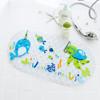 Alfombra Antideslizante para Baño de Peces de Aguas Profundas, Felpudo para Baño y Ducha, Alfombra de Baño de Dibujos Animados para Niños con Ventosa