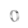 Suministro de Comercio Exterior Transfronterizo Xiyin De Venta Caliente Shengxi Acero Inoxidable Incrustado de Diamantes Anillo de Estilo Lujo Ligero de 5 mm Joyería
