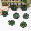 Flor estrela de 4,5 cm DIY flor de seda de simulação cabeça decoração de casa flor de casamento parede decoração corsage acessórios de enfeite de cabeça