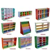 Muebles de jardín de infantes personalizables, fabricantes, mesa, silla, cama, armario, juguete, tobogán, tapete de piso, equipo de apoyo para centros de educación temprana