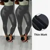 Calças de couro PU transfronteiriças estilo ins feminino leggings sexy femininas calças de couro brilhantes europeias e americanas justas ao quadril casa noturna PK07