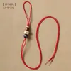Chaveiro Criativo para Carro Pingente Corda Pendurada Wen Brincar Pingente Pendurado de Cobre Nó de Diamante Nó Plano Joia Artesanal Corda