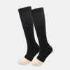 Calcetines de Compresión Abiertos, Calcetines Deportivos de Tubo Alto para Correr, Calcetines Absorbentes de Sudor para Embellecer las Piernas y Pantorrillas, Calcetines Hasta la Rodilla, Adecuados para Todas las Estaciones, Unisex