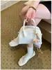 2026 Nova Tendência de Moda Bolsa de Ombro Único Casual Simples Estilo Coreano Preguiçoso Bolsa Transversal Personalidade Bolsa Tote para o Dia a Dia