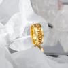 Anillo de cadena de acero inoxidable para hombre, anillo giratorio, personalidad dominante, pulsera moderna de nicho, joyería de acero de titanio que no se desvanece