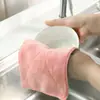 Pano de Limpeza Doméstico de Veludo Coral, Pano de Lavar Louça de Cozinha Não Gorduroso, Pano de Limpeza Preguiçoso para Limpar Mesas, Louças e Mãos, Toalha Dupla Face