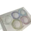 Pulsera de piedra ojo de gato color dorado champán de alta calidad alternativa de ágata luna blanca brazalete azul helado estilo más vendido fuente de fábrica
