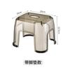 Acrílico Banco Pequeño Silla Para Ponerse Zapatos Cambiarse Lavarse los Pies Taburete Bajo Hogar Inodoro Baño Baño Banco de Plástico