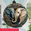 Direto da Fábrica Transfronteiriço Temu Novo Produto Série Estilo Boêmio Discos Decorativos Coloridos de Acrílico para Interior e Exterior