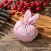Bolsita de Conejo del Festival de Medio Otoño Bolsa Vacía Bolsa Colgante Retro Dibujos Animados Hanfu Bolsa Vacía con Artemisa para Repelente de Mosquitos