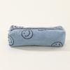 Estuche de Lápices de Pana Smiley de Gran Capacidad Bolsa de Almacenamiento para Brochas de Maquillaje Estilo Universitario Viaje Portátil Bolsa Pequeña Bolsa de Sonrisa Transfronteriza