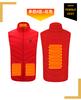 Selección Estricta de Chaleco Calefactor Transfronterizo Chaqueta Acolchada de Algodón Chaleco de Cuello Vertical Calefacción Inteligente para Hombre Invierno Chaleco Calentador Eléctrico de Temperatura Constante para Mujer