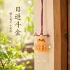 Llavero estilo chino, colgante de calabaza pequeña, accesorio para bolso, adorno cultural y creativo, cadena para teléfono móvil, regalo, nueva decoración de coche estilo chino
