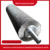 Escova de Aço em Rolo para Polimento e Remoção de Ferrugem, Escova de Rolo de Aço, Rolo de Escova de Aço, Aço e Nylon, Cabeça de Escova Especial Mecânica para Limpeza