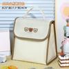 Bolsa Térmica Lancheira Ursinho Cereja Tecido Oxford Bolsa Tote Bolsa de Piquenique Isolada Bolsa de Armazenamento Desenho Animado Fofo Lancheira Bento