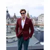 Comercio Exterior Transfronterizo Venta al por Mayor de Trajes para Hombre, Trajes de Solapa Sencilla de Negocios Casual de Moda para Hombre, Blazers Europeos y Americanos de Corte Ajustado