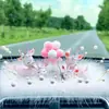 Nuevos Adornos para Coche Diosa Lindos Decoraciones para la Consola Central del Interior del Coche Viajes Seguros Ciervo Ambientador para Coche