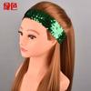 Europa y los Estados Unidos moda color sólido lentejuelas modelado accesorios para el cabello paquete de cabello lavado cinturón de cabello suministro transfronterizo de una generación de cabello