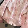 Chaqueta Cardigan Jacquard Mejorada de Estilo Chino Nuevo Talla Grande para Mujeres de Mediana Edad Reductora de Edad con Calidad Garantizada para Primavera y Otoño