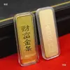 Lingotes de Oro, Ladrillos de Oro, Coleccionables Chapados en Oro, Artículos Decorativos de Banco de Tienda de Oro, Atrezo