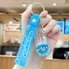 Pendente Criativo de Estrela com Areia Movediça Desenho Animado Fofo Decoração de Mochila de Casal Chaveiro Pequeno Presente Venda por Atacado