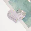 Lentejuelas con Forma de Corazón Brillantes Ultrasónicas con Lazo de Perlas, Accesorios para el Cabello Hechos a Mano para Bricolaje, Decoraciones para Zapatos y Sombreros, Adornos para Ropa
