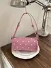 Bolsa de Design de Nicho Transfronteiriça com Bolinhas Simples 2026 Verão Nova Moda Versátil Estilosa Personalidade Bolsa Cilindro de Axila