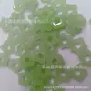 12mm Jade Branco Imitação Jade Verde Estrela de Cinco Pontas Esmaltada Novos Acessórios Chinoiserie Brincos Pulseira Colar Pingente Material para DIY