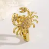 Mais vendido na Europa e América, clipe de nariz sem furo com zircônia incrustada de cobre, estrela em forma de U, coração, anel de nariz de coroa, acessório de nariz sem furo, joia de piercing