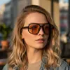 Nuevas Gafas de Sol Retro de Moda Europea y Americana con Doble Puente, Protección UV, Estilo Callejero, Versátiles, Selección de Influencers, Gafas de Moda